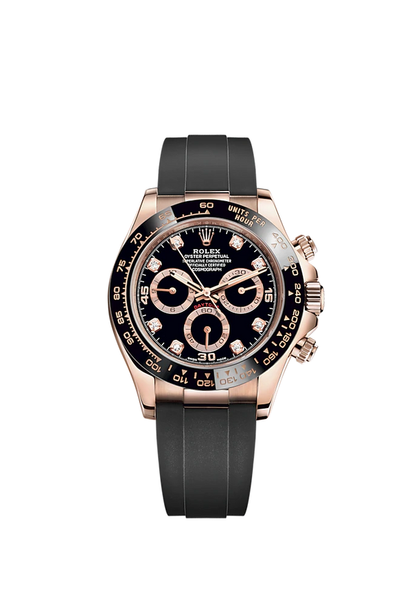 Cosmograph Daytona 40MM Oysterflex Bracelet Chocolate and Black Dial Black Cerachrom Bezel With Tachymetric Scale