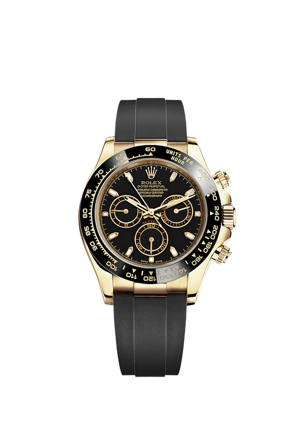 Cosmograph Daytona 40MM Oysterflex Bracelet Black Dial Black Cerachrom Bezel With Tachymetric Scale