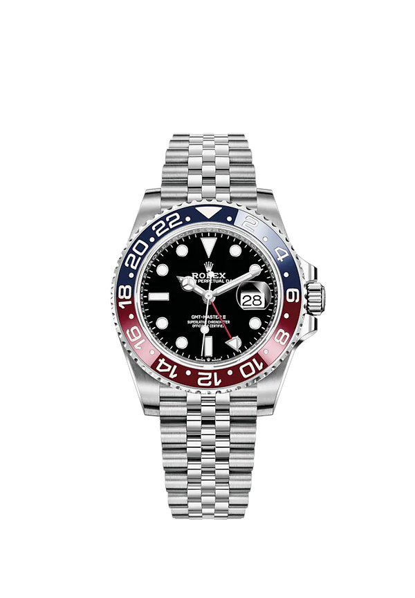 Rolex GMT-Master II Ref. 126710BLRO 40mm Black Dial Jubilee Bracelet