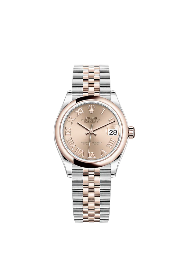 Datejust 31 31mm Jubilee Bracelet Oystersteel and Everose Gold with Rosé-Colour Dial Everose Gold Bezel