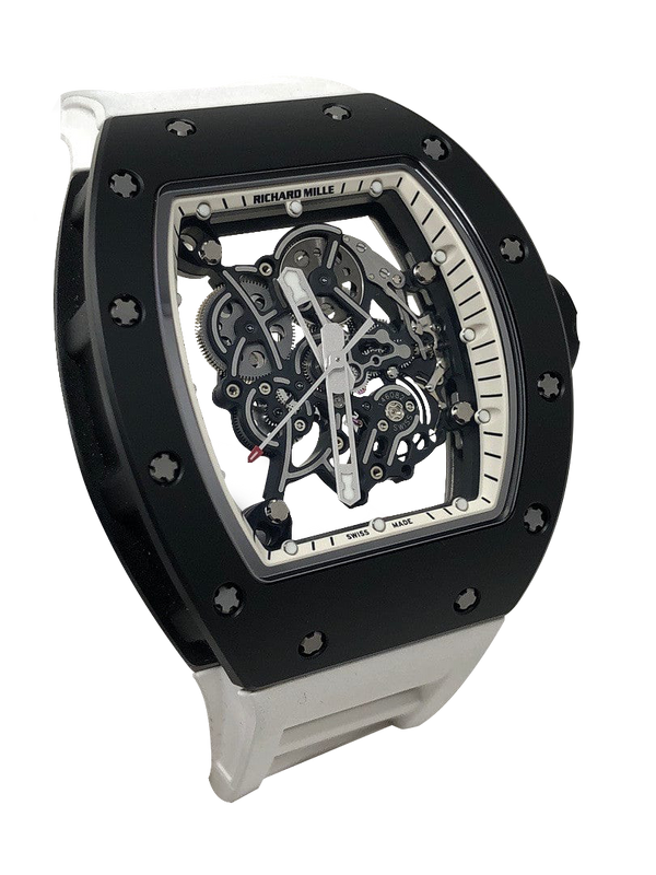 Richard Mille RM055 Black Bubba Watson White Rehaut Americas Edition