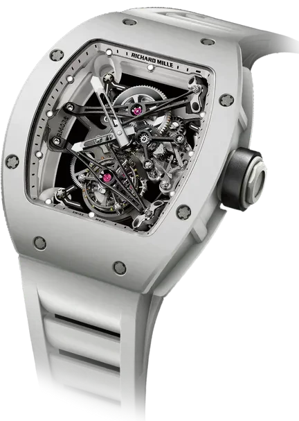 RM 038 Tourbillon Bubba Watson Rubebr Strap Ceramic Case