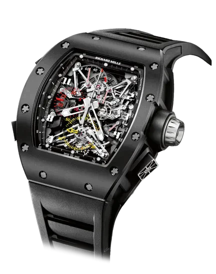 RM 050 Tourbillon Chronograph Felipe Massa Rubber Strap Carbon Case
