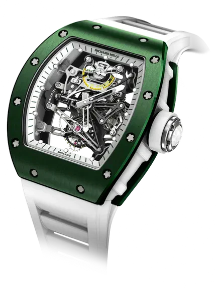 RM 38-01 Tourbillon Bubba Watson Rubber Strap Ceramic Case