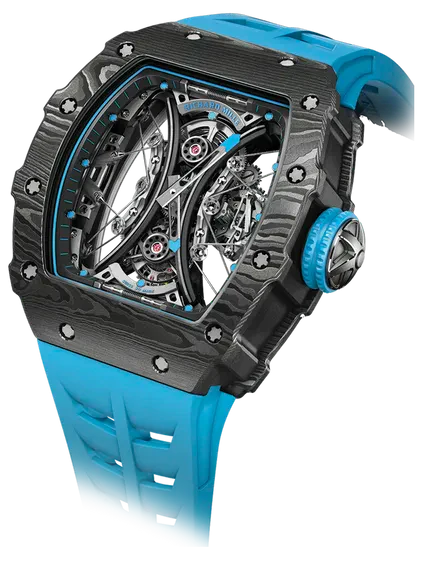 RM 53-01 Tourbillon Pablo Mac Donough Manual Winding Rubber Strap Carbon Case