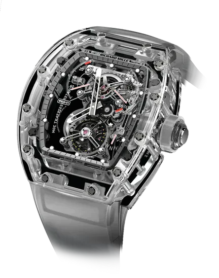 RM 56-01 Tourbillon Sapphire Rubber Strap Sapphire Case