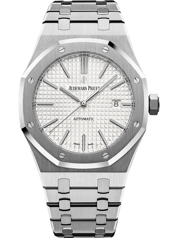 Royal Oak Selfwinding 41MM Stainless Steel Bracelet Silver-Toned Dial With Grande Tapisserie Pattern  Stainless Steel Case